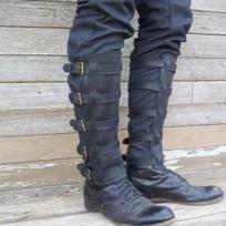 2023 European Medieval Renaissance Knight Knee Pads Leg Guards gray