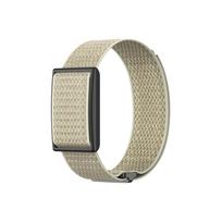 High Quality Nylon Sport Band 22mm Loop Design Fitness Tracker Strap Breathable Adjustable Arm Band for Polar Loop for Men Women 26cm smėlis
