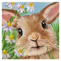 Viso apvalaus gręžimo 5D „pasidaryk pats“ gyvūnų piešimas deimantais pavasarinis triušio siuvinėjimas kryželiu 30x30CM brown