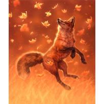 Pilnas 5D „pasidaryk pats“ deimantinis paveikslas animacinis filmas „Animal Fox“ mozaikos siuvinėjimas kryželiu namų dekoras Rankų darbo 25x30cm red