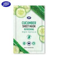 Boots Cucumber Sheet Mask Refreshing - Thai 20 ml žalia