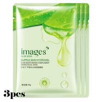 Natūrali Aloe Vera gelio drėkinamoji veido kaukė, kontroliuojanti poras, mažinanti veido procedūrą 3pcs