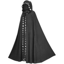 Halloween Cape Oversized Skin-friendly Robe Popular Extra Long Lace Up Halloween Cape for Party L juoda