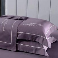 Ilgo segtuko medvilninis siuvinėjimas pagalvės užvalkalas Medvilninių pagalvių užvalkalų pora 48*74cm pink