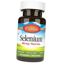 Selenas, L-selenometioninas be mielių, selenas 200, Carlson Labs 60 kapsulių (36353066) 60caps
