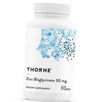 Cinko bisglicinatas, Zinc Bisglycinate 30, Thorne Research 60 kapsulių (36357128) 60caps