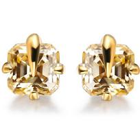 0 .8ct Deimanto Testas Išlaikytas Moisanitas 18k Baltojo Aukso Padengtas 925 Sidabro Auskarų Papuošalas Moteriai Mergaitei Dovana beige
