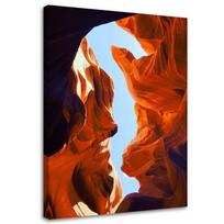 Canvas print, Landscape with red rocks 40x60 ruda