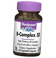 B grupės vitaminai, B kompleksas 50, Bluebonnet Nutrition 50 daržovių kepurėlių (36393020) 50vcaps