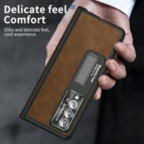 For Samsung Z Fold 4 Matte Feeling S Pen Slot Cell Phone Case For Samsung Galaxy Z Fold 4 5g Fold4 Full Tempered Glass Film for Samsung Z Fold 4 ruda