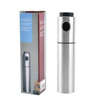 (Kvinidas) Aliejaus purkštuvas virimui, nerūdijančio plieno aliejaus dozatorius gruzdintuvėms, 100 ml virtuvės aliejaus purškimo butelis One Size gray