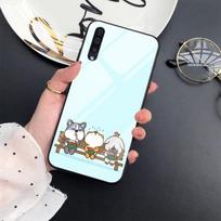 Mielas Corgi šunų dėklas, skirtas Samsung Galaxy A52 A70 A71 A73 A53 A13 5g A03 A72 A22 A21s A03 Core A42 grūdinto stiklo animacinis dangtelis For Samsung A21S