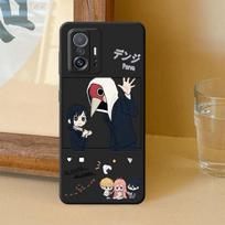 Silicone Case For Samsung Galaxy S23 5g Note 20 Ultra 10 Plus 8 9 S21 S22 S20 S21 Cartoon Anime Chainsaw Man Cover Cases Funda Samsung Note 20 black