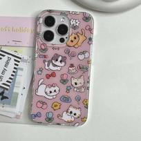 Ins Imd Cute Phone Case For Iphone 14 13 Promax 11 12 Pro Max Soft Silicone Cartoon Cat Protector 2023 Flower Happy Duck Love For iphone 14promax