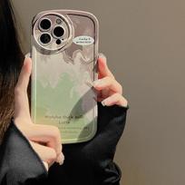 Matcha Green Coffee Stand Holder Art Ins Phone Case For Iphone 13 Promax 12 11 14 Pro Max Protector Silicone Soft Cover Capa For iphone 13pro gray