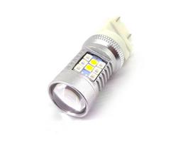 2 vnt. LED lemputė 3157, P27/7W 12-24V 2000lm CANBUS baltai-raudona Off-Road