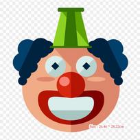 Joker Clown Iron on Heat Transfer Printing Vinyl Patches Sticker for Clothes DIY Appliques Washable Patches