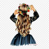 Elza Fouche Drawing Art Iron on Heat Transfer Printing Vinyl Patches Sticker for Clothes DIY Appliques Washable Patches