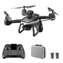 Mini dronas su nuotolinio valdymo pultu, su 6K dviguba kamera, sulankstomas, be galvos, su kliūčių vengimu 2 Battery Dual Camera