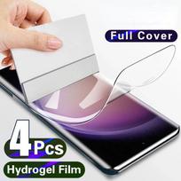4 vnt. hidrogelio plėvelė, skirta Samsung Galaxy S23 S20 S21 S22 Plus Ultra FE Note 20 9 10 Plus A52S A30 A53 A51 A50 A21S ekrano apsauga iphone 11 gryna