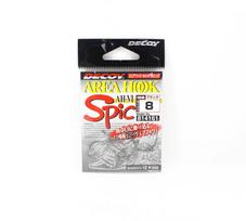 „Decoy AH-6 Spic Area“ vieno masalo kabliukai, 8 dydis (4161) black