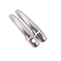 Carbon Fiber for Citroen C4 Pallas Triomphe Quatre 2004 2005 2006 2007 2008 2009 2010 Car Door Handle Cover Styling silver 2 door white
