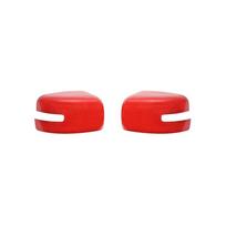 TESIN Car Rearview Mirror Decoration Cover Trim Stickers for Jeep Renegade 2016-2022 2023 Exterior Rear View Mirror raudona