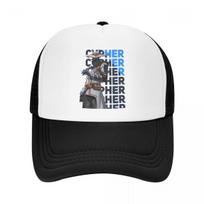 Valorant Agents Game Trucker Hats Cypher Mesh Net Baseball Cap Snapback Outdoor Hip Hop Sadjustable Peaked Hat For Unisex Women One Size white