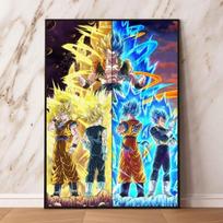 Spausdinti Goku Begita plakatai ant drobės, žaisliniai sienų lipdukai, kalėdinės dovanos, vaikiška patalynė 21cm×30cm NoFrame