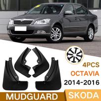 Purvasaugiai SKODA Octavia 2014-2016 Purvasaugiai Priekinis Galinis Sparnas Automobilis 14-16 gray