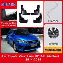 Car Mud Flaps For Toyota Vios Yaris XP150 Hatchback 2014- Mudguards Splash Guards Fender Mudflaps Car Fender juoda