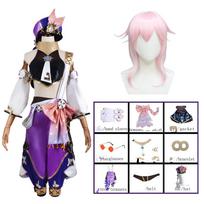 Dori Cosplay Kostiumas Žaidimas Dori Apranga Skrybėlė Suknelė Perukas Anime Cosplay Comic Con Vaidmenų Žaidimas Helovino Apranga L-(Full set+wig)