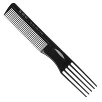 Eurostil Ahuecador Negro Negro Peine 5 Puas 1un black
