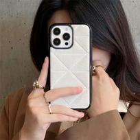 For iPhone 15 Pro Max Plush Solid Color Phone Case For iPhone 15 14 13 12 Pro Fashion Shockproof Cover iPhone 15 Pro Max violetinė