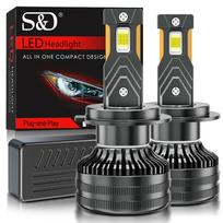 2 vnt H1 H4 H7 LED Canbus H8 H11 9005 HB3 9006 HB4 9012 Hir2 CSP diodų turbo LED priekinių žibintų lempučių rinkinys 160W 60000LM 12V 24V 6000K automatinis priekinis žibintas H11 H8 H9