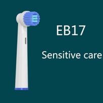 Profesionalios dantų šepetėlių galvutės Keičiamos elektrinės dantų šepetėlių galvutės skirtos Oral-b Eb17/eb20/eb50 Sensitive Care Tikslus valymas EB20 white