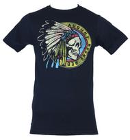 August Burns Red Unisex T-shirt Color Indian Chief Skull Circle Logo L gray