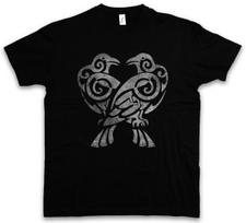 Hugin And Munin Iv Unisex marškinėliai Valhalla Norse Vikings Odhin Odin Thor Raven Ravens XXXXL gray