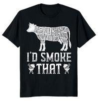 I'd Smoke That BBQ Dad Unisex T-shirt S