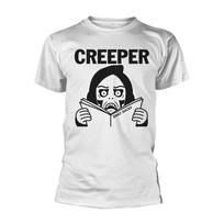 Creeper Emo Sux Unisex Marškinėliai S white