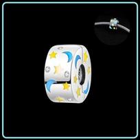 Glow in the dark Firefly Dangle 925 Sterling Silver Charms Fit ForNew Bracelet Butterfly Star Moon Luminous Charms balta