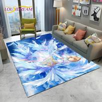 Mielas 3D Captor Anime Animacinis Sakura Kilimas Kilimas Namų Svetainei Miegamajam Sofai Durų Kilimėlis Dekoras, Vaikų Zonos Kilimas Neslystantis Grindų Kilimėlis 40cm x 60cm red