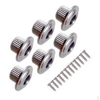 Guitar Conversion Bushings Adapter For Electric Acoustic Folk (Color: Silver) gray