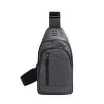 Unisex krūtinės krepšys Paprastas laikymo krepšys Lengvas kelioninis maža kuprinė Crossbody Bag Mada Kasdieniai vienetiniai krepšiai pilka spalva