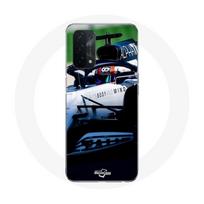 Coque pour Oppo A74 5G Formule 1 Pierre Gasly Pilote F1 Blanc balta