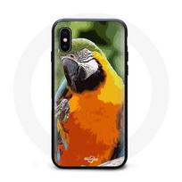 Coque Iphone XS max Aras Perroquets gryna