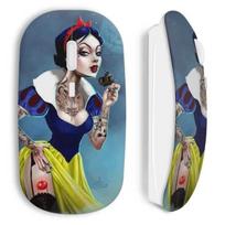 Souris Sans Fil Blanche Neige Tattoo Dark