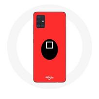 Coque Samsung Galaxy A51 Squid Game masque soldat Carre