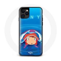 Coque Iphone 11 Pro Ponyo sur la Falaise Sosuke mer plage mer petite fille poisson rouge Lisa Fujimo