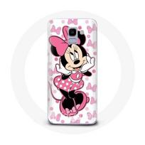Coque pour Samsung Galaxy A6 2018 Minnie Mouse Dessin animé mignon rose